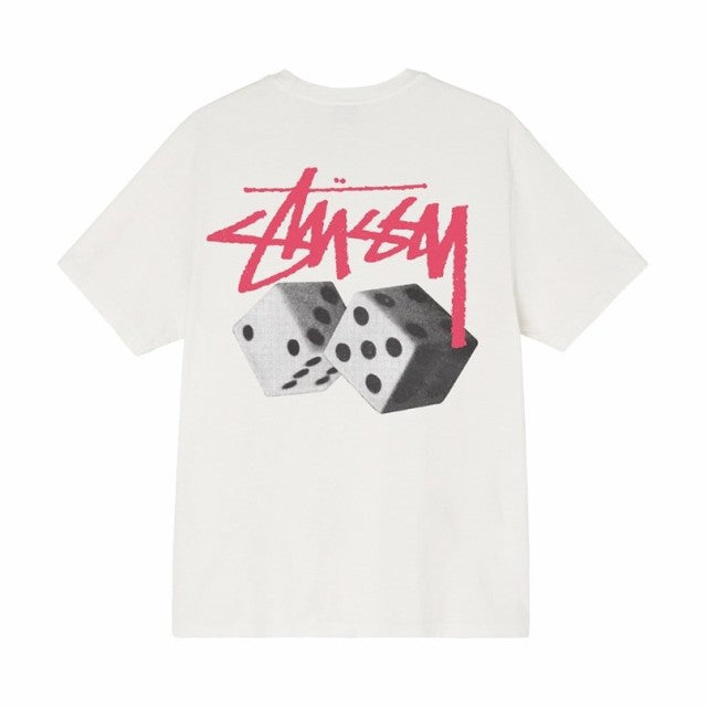 STUSSY ROLL THE DICE "WHITE"