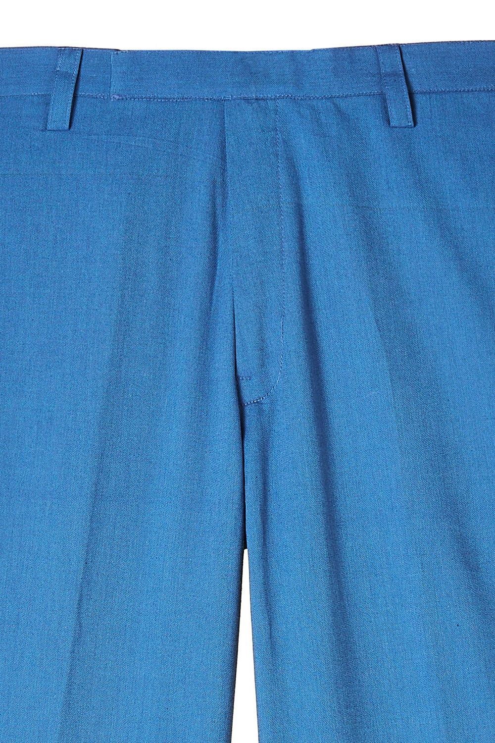 Elevated Essentials - Wide Fit Blue Pants