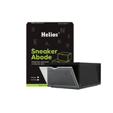 HELIOS ABODE BLACK SNEAKER STORAGE BOX PACK OF 10 (side drop)