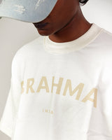 Brahma India // Beige Oversized Unisex T-shirt