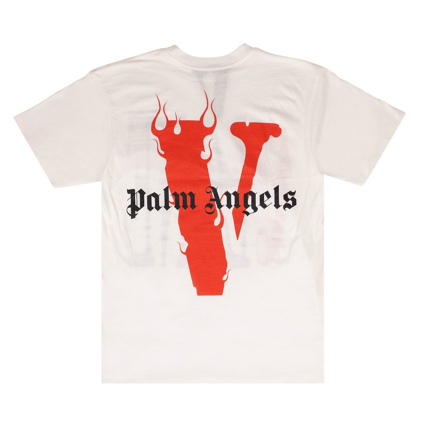Vlone x Palm Angels Logo T-Shirt "White/Red"