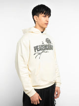 PEACE IN CHAOS GROWTH HOODIE WHITE