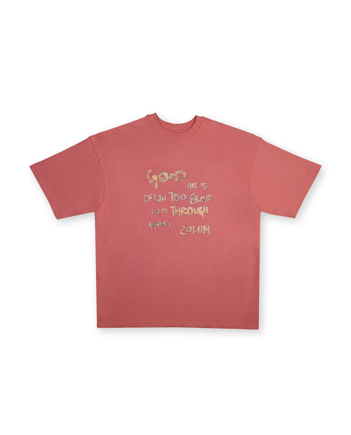 HOUSE OF BRAHMA// Eternity // Peach Oversized Unisex T-shirt