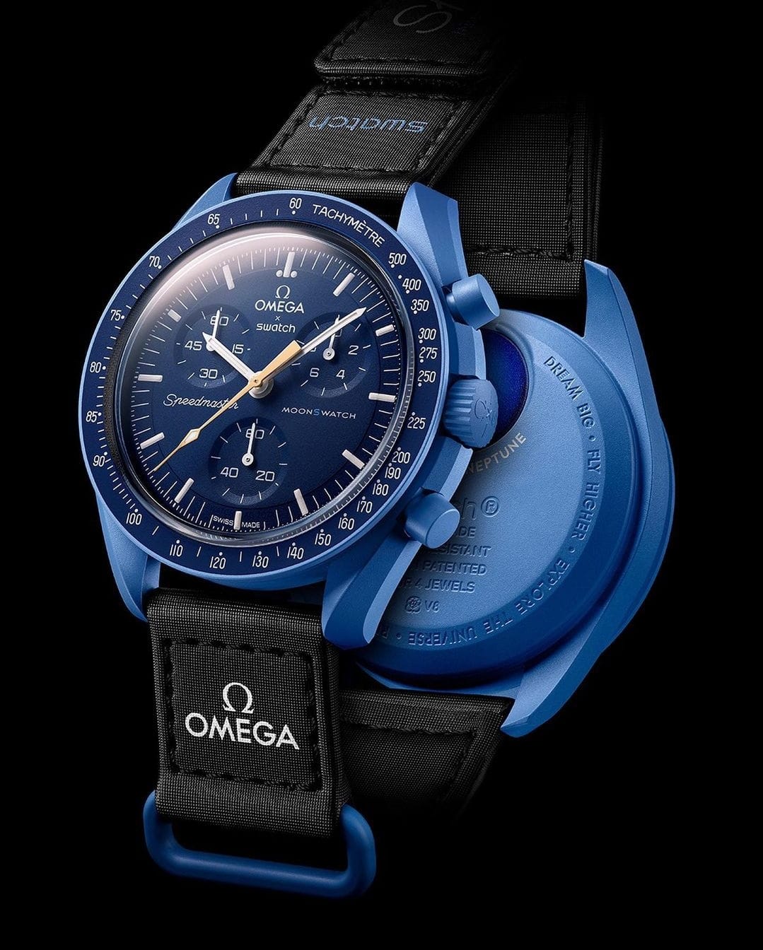 Omega Swatch Moonshine Gold Mission to neptune