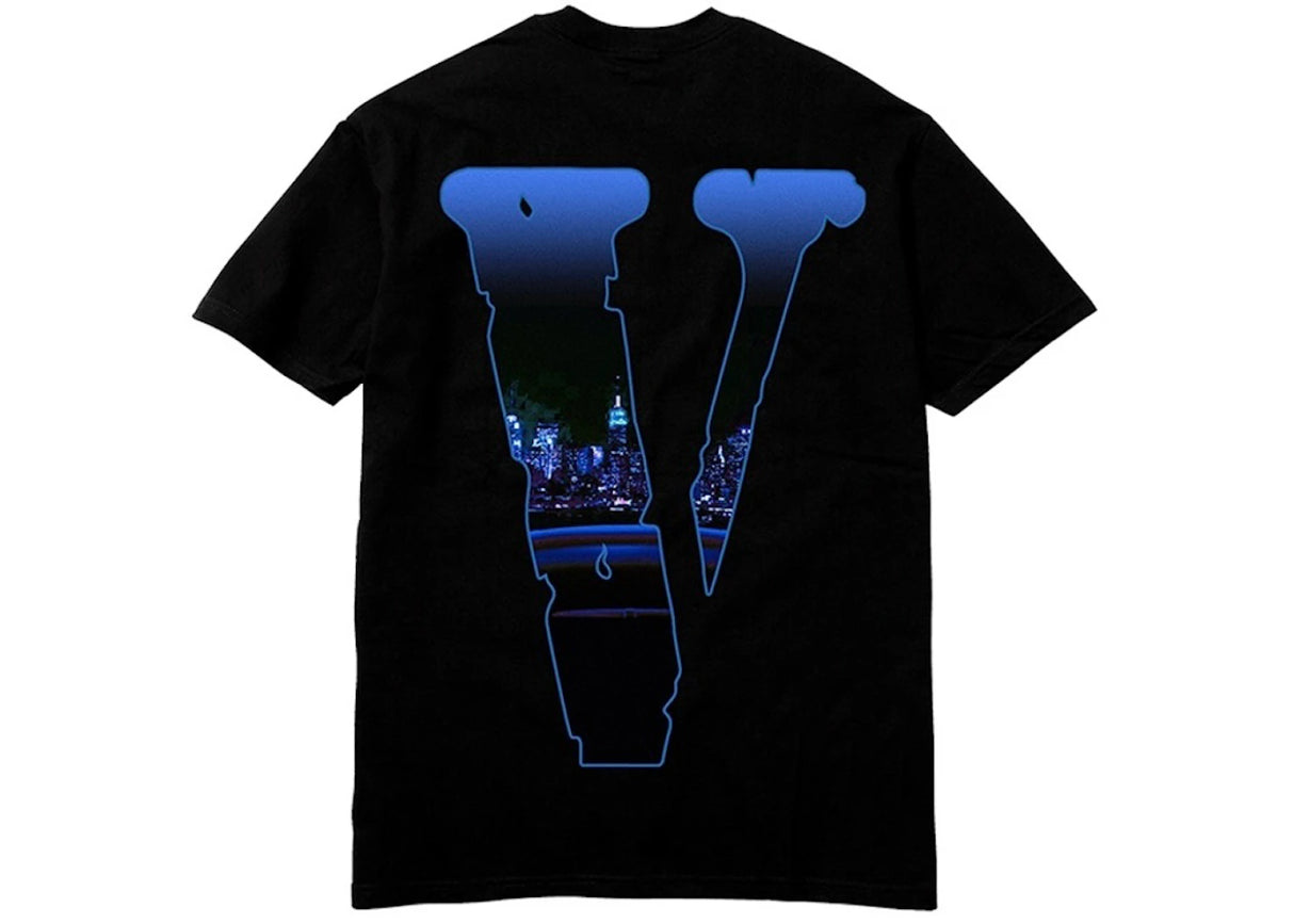 Pop Smoke x Vlone Armed And Dangerous T-shirt Black