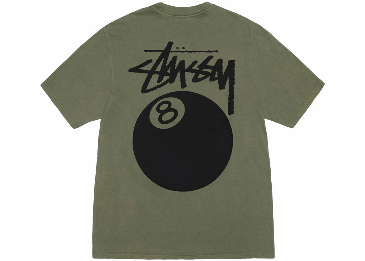 8 BALL TEE PIGMENT DYED OLIVE
