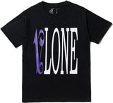 Vlone X Palm Angels Logo T-shirt "Black/Purple"