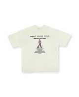 Wrath of God // Beige Oversized Unisex T-shirt