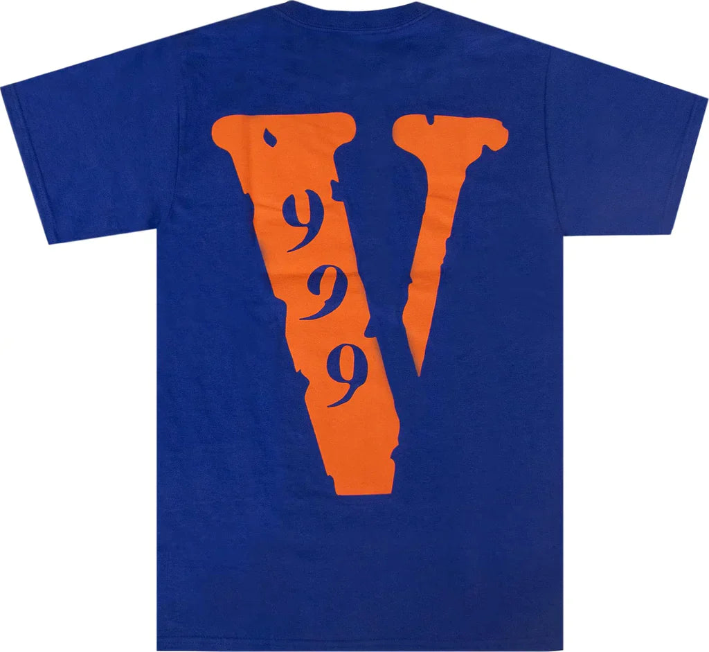 Vlone x Juice WRLD 999 Short-Sleeve T-Shirt "Blue" - Dawntown