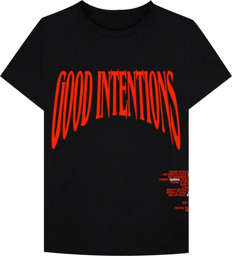 Vlone x Nav Good Intentions T-Shirt "Black" - Dawntown