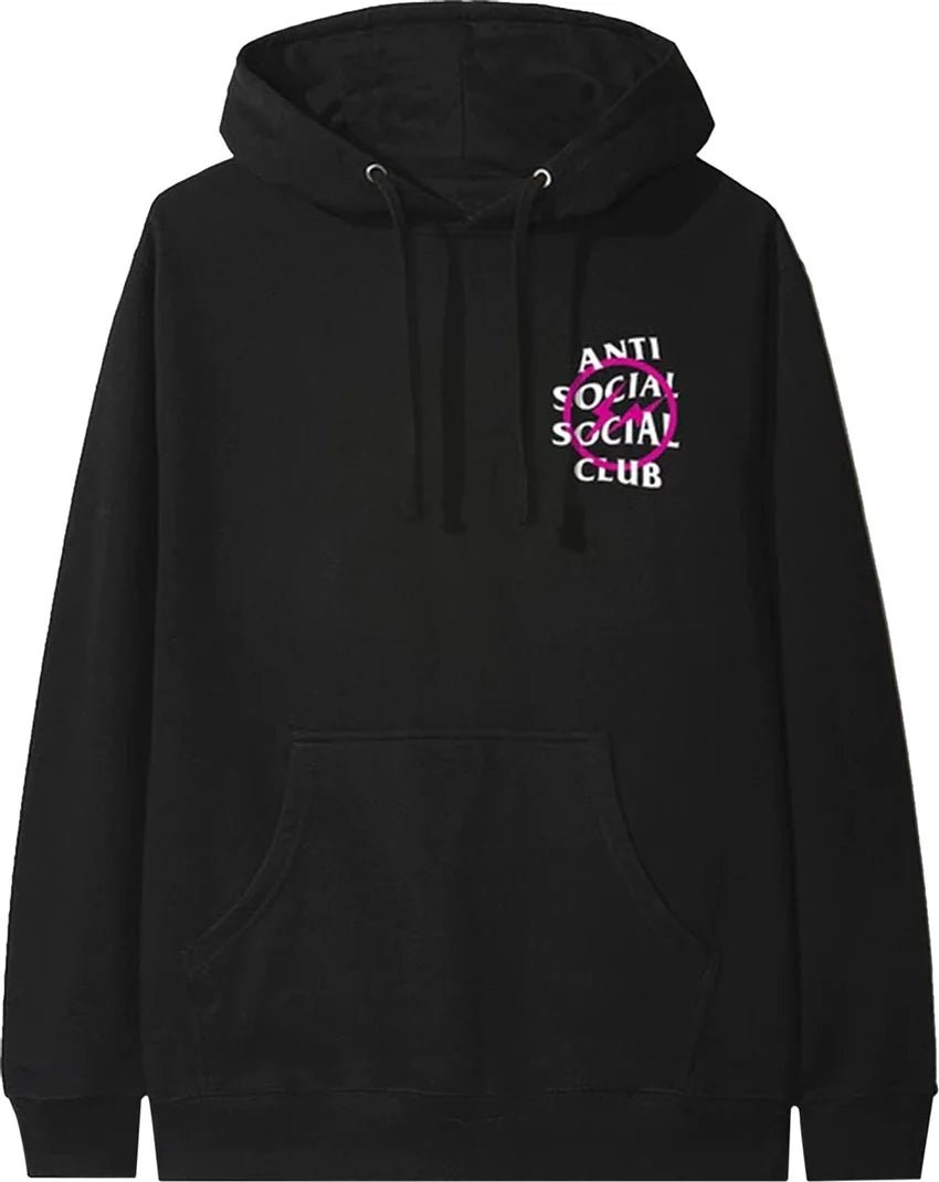 Anti Social Social Club x Fragment Bolt Hoodie 'Pink' - Dawntown