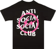 Anti Social Social Club x Fragment Design Pink Bolt Tee 'Black' - Dawntown