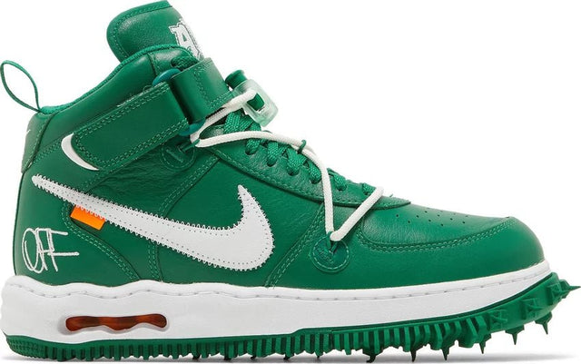 Off-White x Air Force 1 Mid SP Leather 'Pine Green' - Dawntown